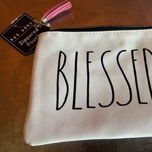 BLESSED cosmetic bag RAE DUNN NWT🖤